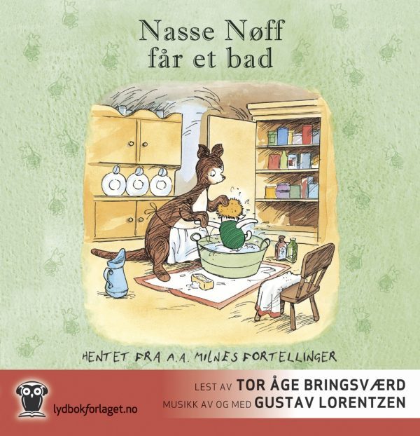 Lydbok - Nasse Nøff får et bad-