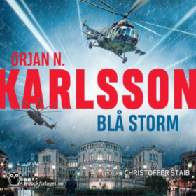 Forsiden til lydboken Blå storm av Ørjan N. Karlsson.