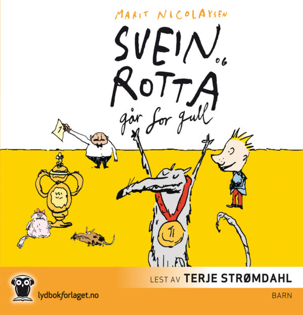 Lydbok - Svein og rotta går for gull-