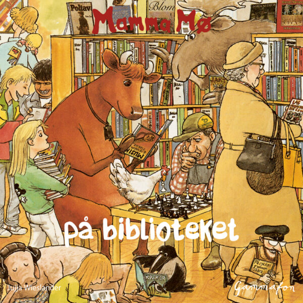 Lydbok - Mamma Mø på biblioteket-