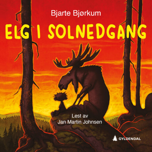 Lydbok - Elg i solnedgang-