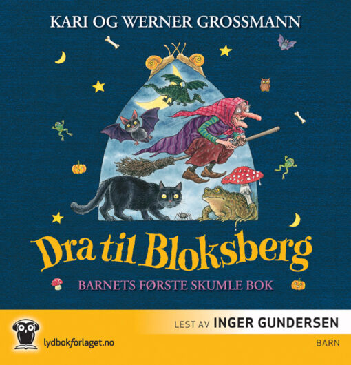 Lydbok - Dra til Bloksberg : barnets første skumle bok-