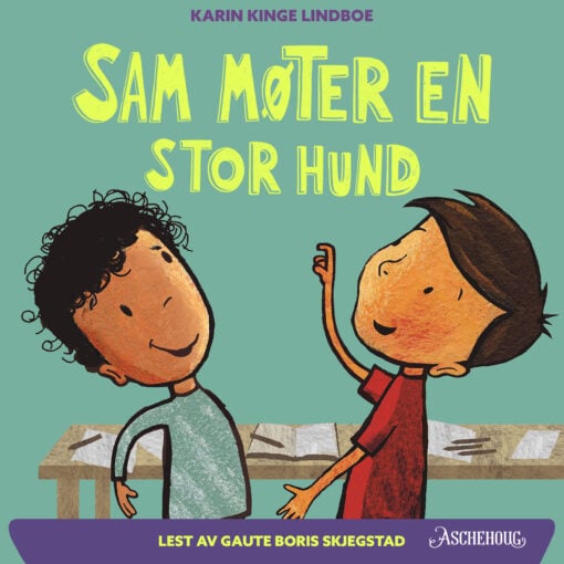 Lydbok - Sam møter en stor hund-