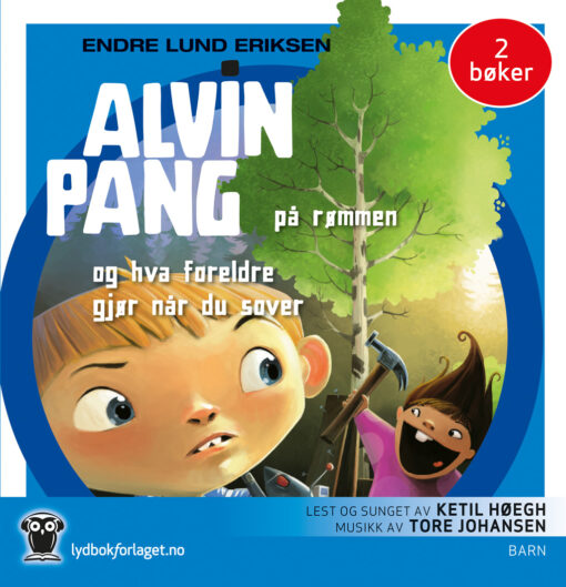 Lydbok - Alvin Pang på rømmen ; Alvin Pang og hva foreldre gjør når du sover-