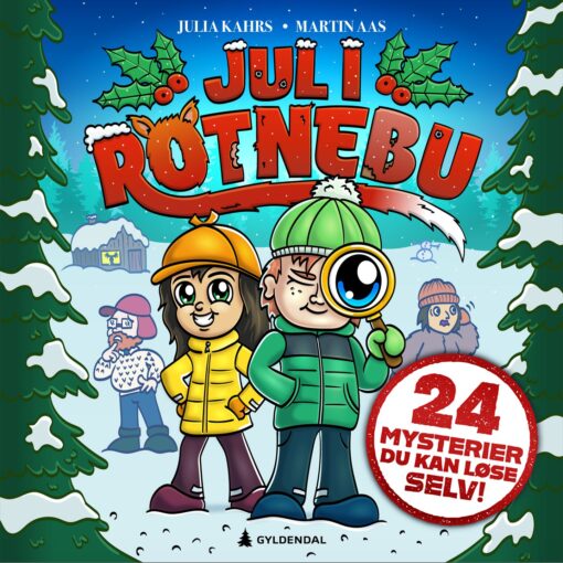 Lydbok - Jul i Rotnebu : 24 mysterier du kan løse selv!-