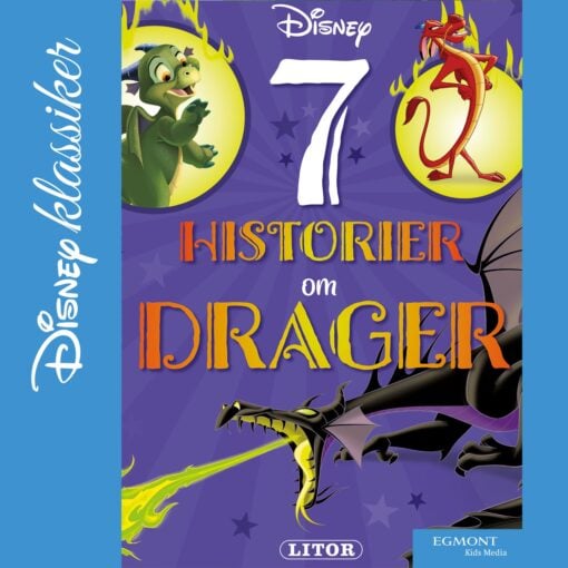 Lydbok - 7 historier om drager-