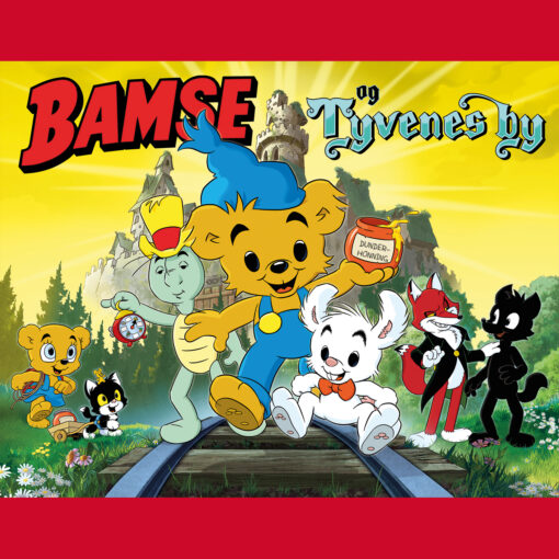 Lydbok - Bamse - tyvenes by-